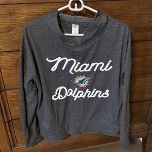 NWOT Miami Dolphins Hooded Sweater